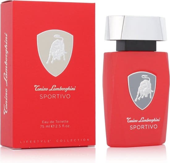 550x526-74 Lamborghini Sportivo Eau de Toilette 75ml Spray - Image 1
