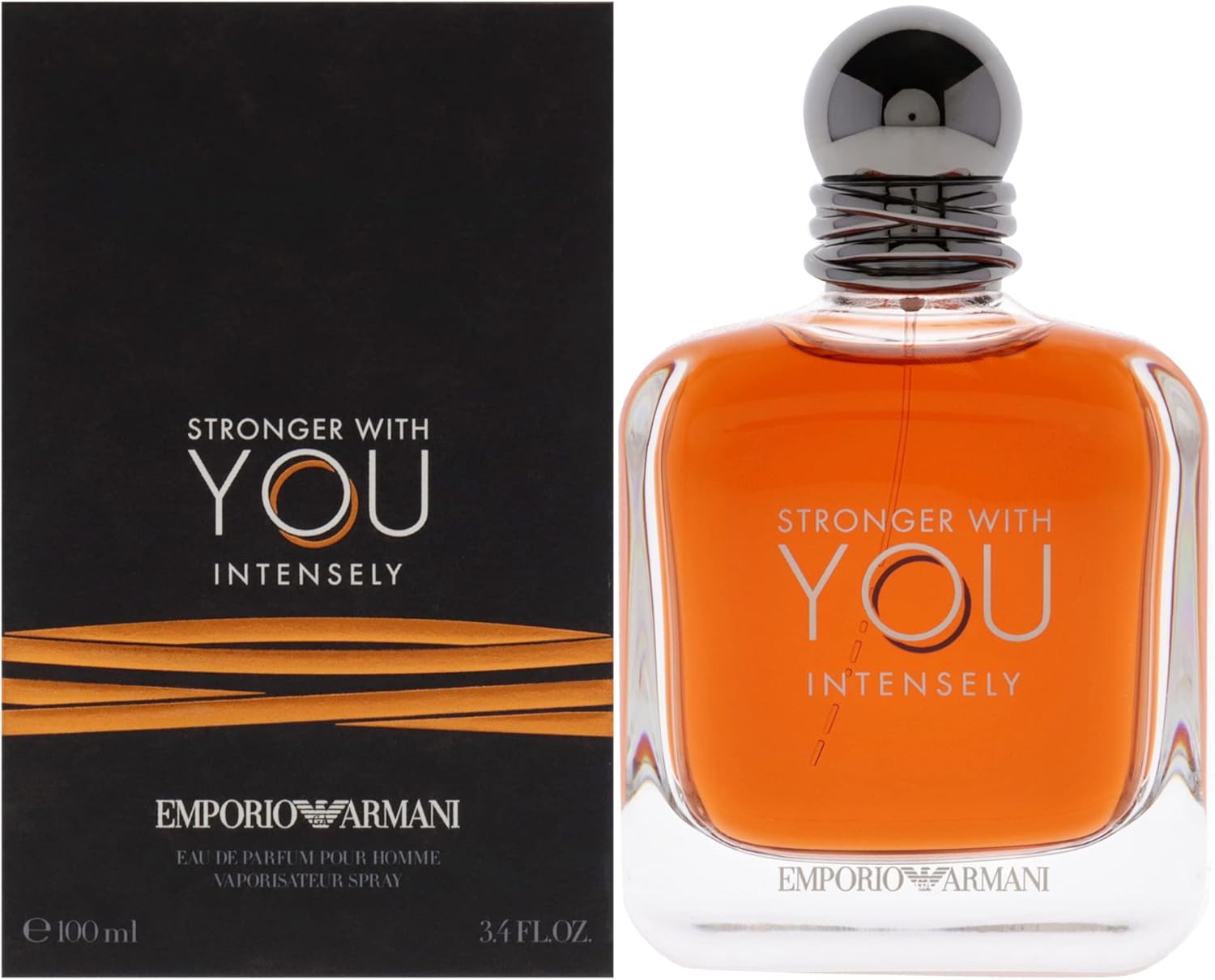 71AFuQhcZQL_AC_SL1500_ Giorgio Armani Emporio Armani Stronger With You Intensely Eau de Parfum 100ml Spray - Image 1