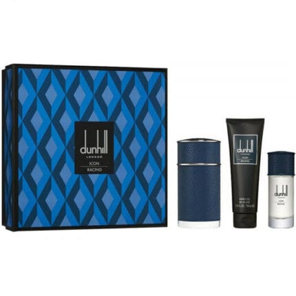 Dunhill Icon Racing Blue Gift Set 100ml EDP + 30ml EDP + 90ml Shower Gel