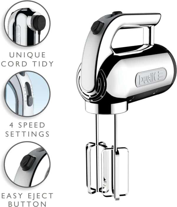 Dualit DA9300 400W Hand Mixer Chrome - Image 2
