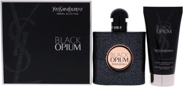 Yves Saint Laurent Black Opium Gift Set 50ml EDP + 50ml Body Lotion - Image 2
