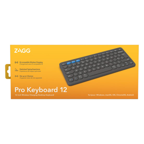 Zagg 103211032 Multi-pairing 12-inch Keyboard with Wireless Charging - Image 2