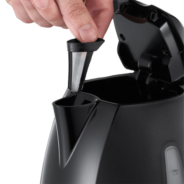 Russell Hobbs 1.7 Litre Textures Kettle 3000W - Black - Image 2