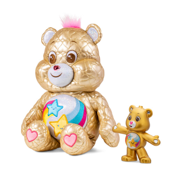 Care Bears CB22335 Dare to Care Gold Quilted 14" Plush Toy (Limited Edition) - Image 2