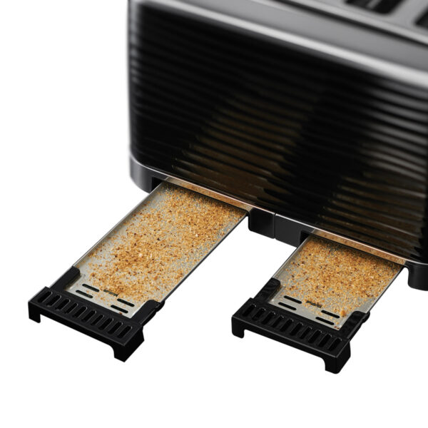 Russell Hobbs RH24381 Inspire 4 Slice Toaster - Black - Image 2