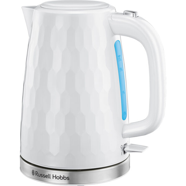 Russell Hobbs RH26050 1.7 Litre Honeycomb Kettle 3000W - White