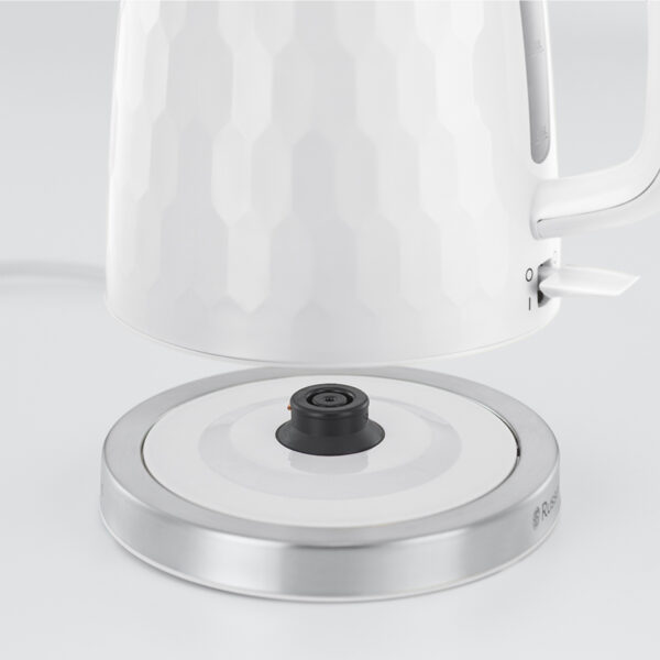 Russell Hobbs RH26050 1.7 Litre Honeycomb Kettle 3000W - White - Image 4