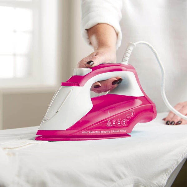 Russell Hobbs RH26480 Light & Easy Brights Steam Iron - Berry - Image 2
