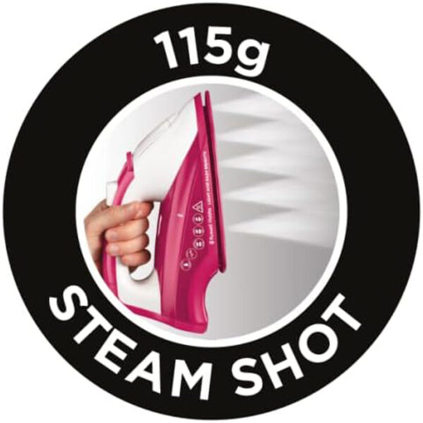 Russell Hobbs RH26480 Light & Easy Brights Steam Iron - Berry - Image 5