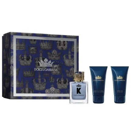 Dolce & Gabbana K Gift Set 50ml EDT + 50ml Aftershave Balm + 50ml Shower Gel