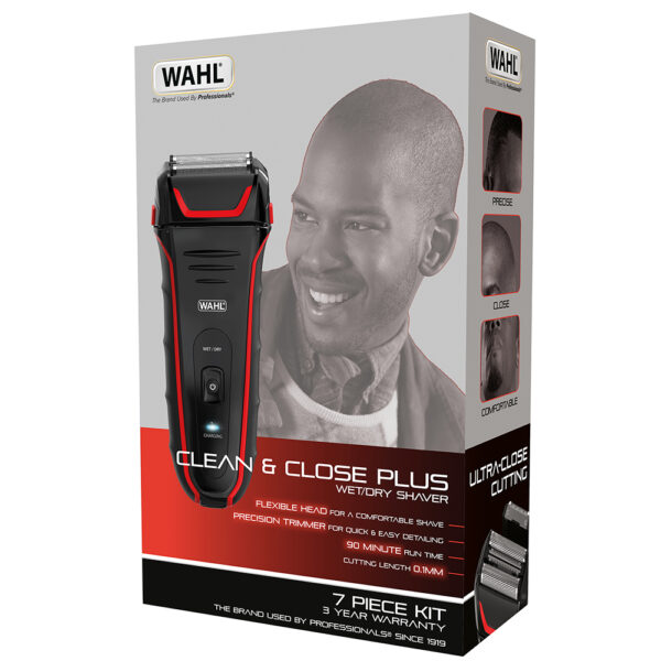 Wahl 7064-017 Clean & Close Plus Wet/Dry Shaver - Image 5