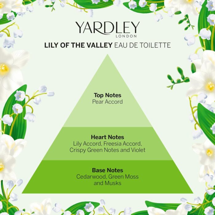Yardley Lily of the Valley Eau de Toilette 125ml Spray - Image 4