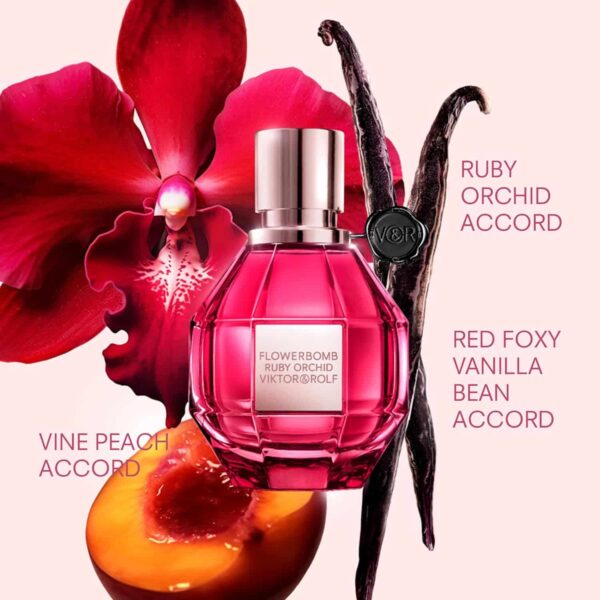 Viktor & Rolf Flowerbomb Ruby Orchid Eau de Parfum 50ml Spray - Image 3