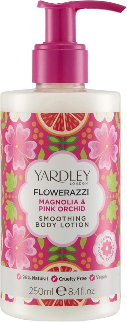 Yardley Flowerazzi Magnolia & Pink Orchid Body Lotion 250ml