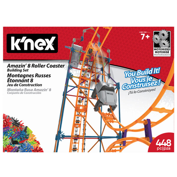 K'NEX KN80216 Thrill Rides Amazin' 8 Roller Coaster - Image 3
