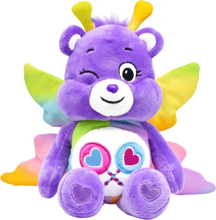 Care Bears CB22324 Bean Plush 9" Toy - Butterfly Share Bear