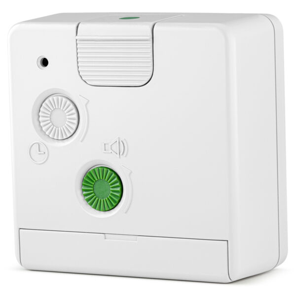 Braun BC02XW Classic Travel Analogue Alarm Clock with Snooze and Light - White - Image 4