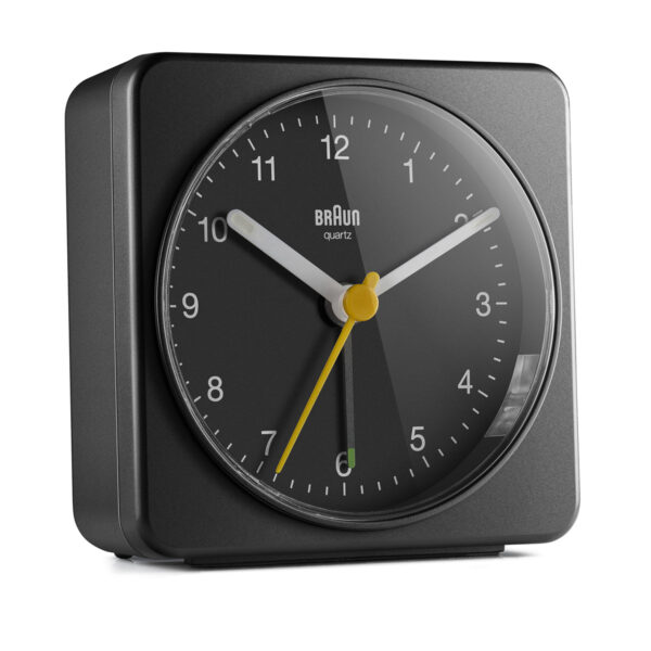 Braun BC03B Classic Analogue Alarm Clock with Snooze and Light - Black - Image 2