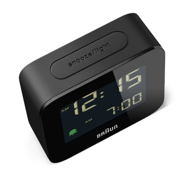 Braun BC08B Digital Travel Alarm Clock with Snooze - Black - Image 4