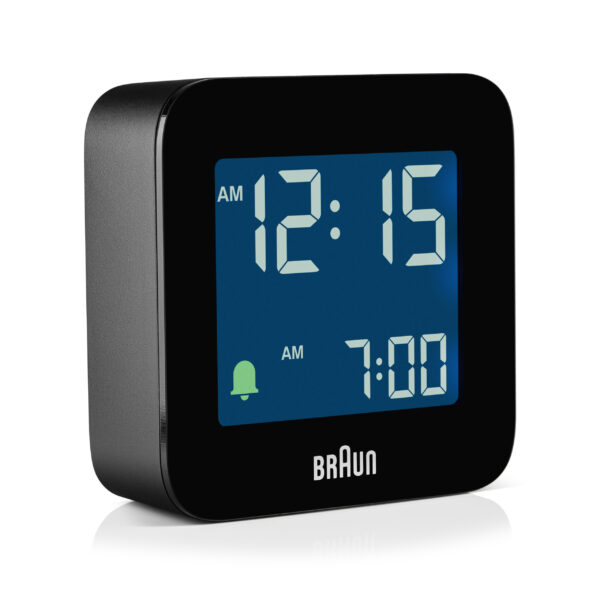 Braun BC08B Digital Travel Alarm Clock with Snooze - Black - Image 3