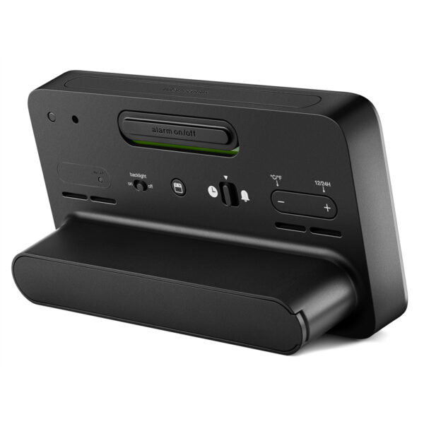 Braun BC10B Digital Alarm Clock with Date, Month and Temperature - Black - Image 5