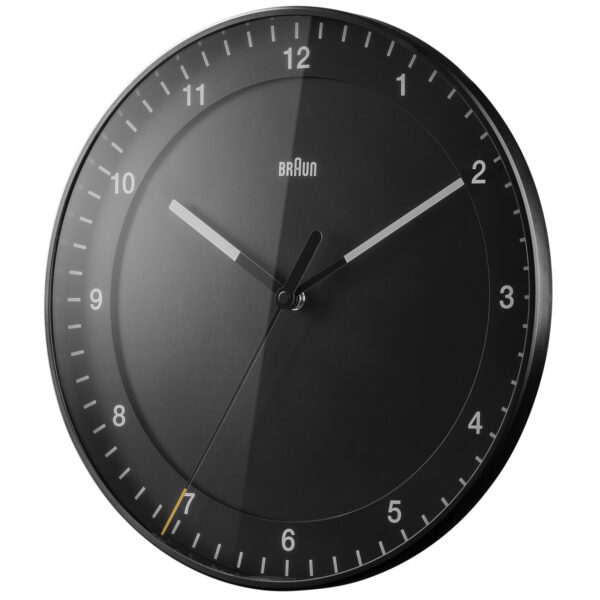 Braun BC17B Classic Large Analogue Wall Clock with Silent Sweep Movement - Black - Image 2