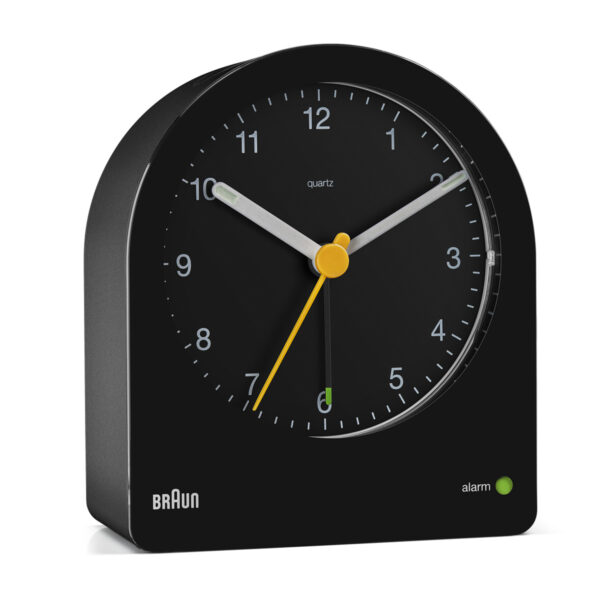 Braun BC22B Classic Analogue Alarm Clock with Snooze & Continuous Backlight - Black - Image 5