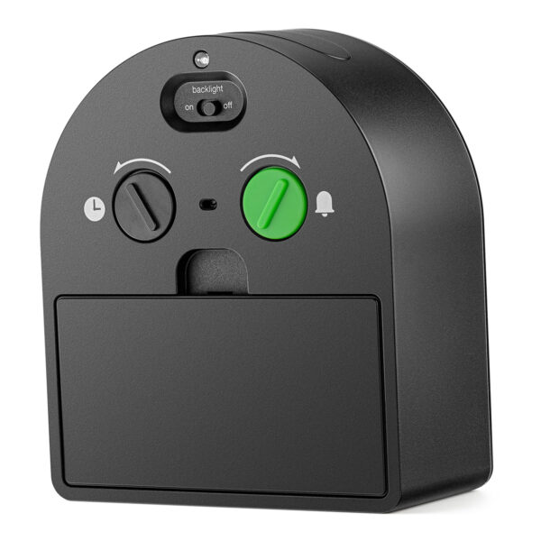 Braun BC22B Classic Analogue Alarm Clock with Snooze & Continuous Backlight - Black - Image 4