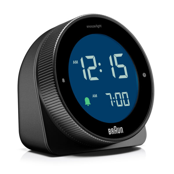 Braun BC24B Digital Alarm Clock with Rotating Bezel for Quick Time Setting - Black - Image 3