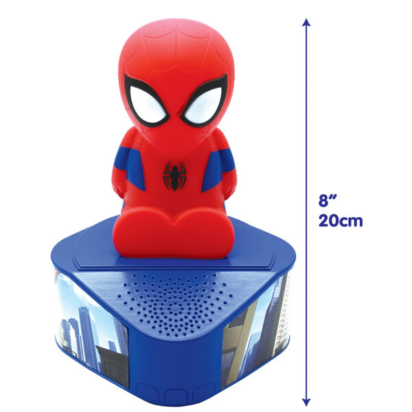 Lexibook BTD80SP Bluetooth Speaker with Spider-Man Luminous Figurine - Image 3