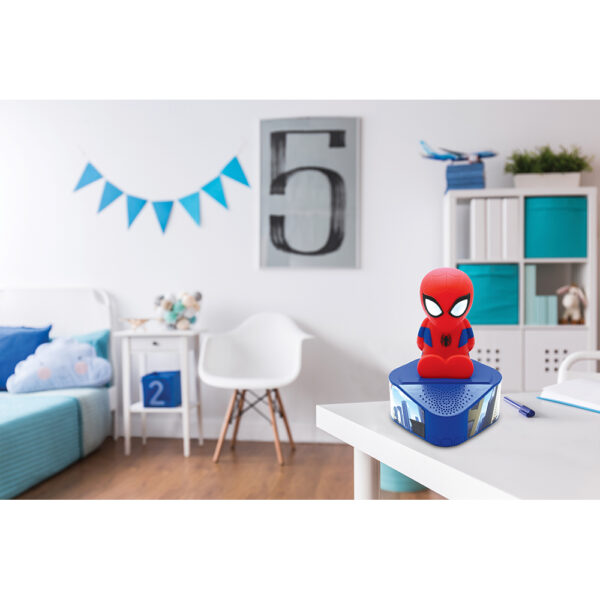 Lexibook BTD80SP Bluetooth Speaker with Spider-Man Luminous Figurine - Image 4