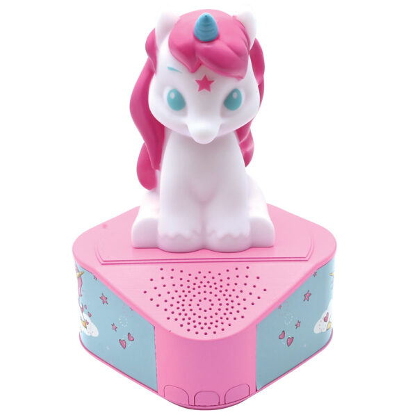 Lexibook BTD80UNI Bluetooth Speaker with Unicorn Luminous Figurine