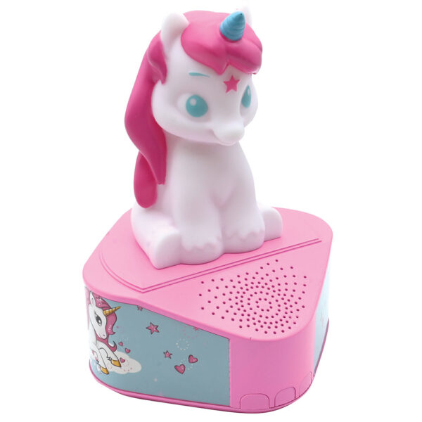 Lexibook BTD80UNI Bluetooth Speaker with Unicorn Luminous Figurine - Image 2