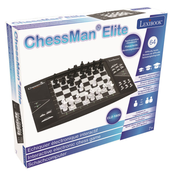 Lexibook CG1300 Chessman Elite Electronic Chess Game with Touch Sensitive Keyboard - Image 4