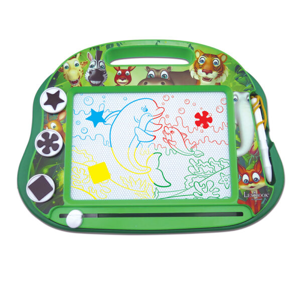 Lexibook CRANX550 The Animals Magnetic Multicolor Drawing Board