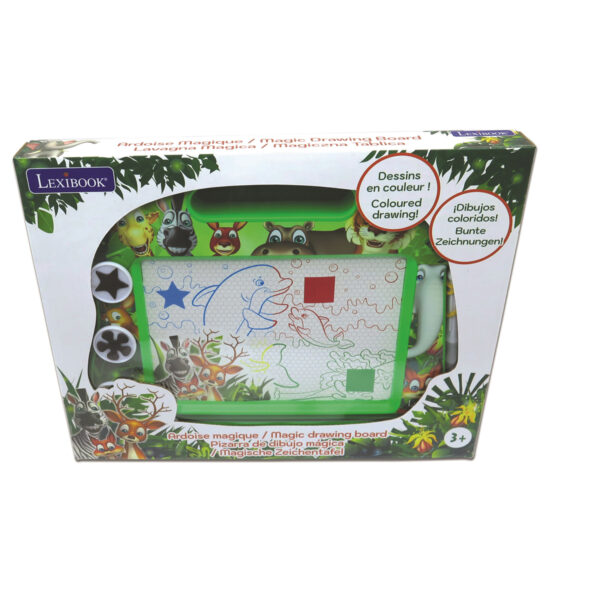 Lexibook CRANX550 The Animals Magnetic Multicolor Drawing Board - Image 5