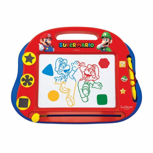 Lexibook CRNI550 Super Mario Magnetic Multicolor Drawing Board