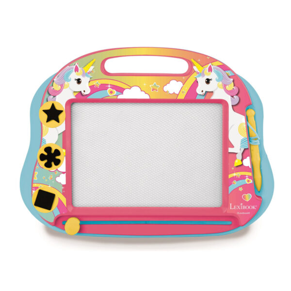 Lexibook CRUNI550 Unicorn Magnetic Multicolor Drawing Board