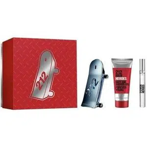 Carolina Herrera 212 Heroes Gift Set 90ml EDT + 100ml Shower Gel + 10ml EDT