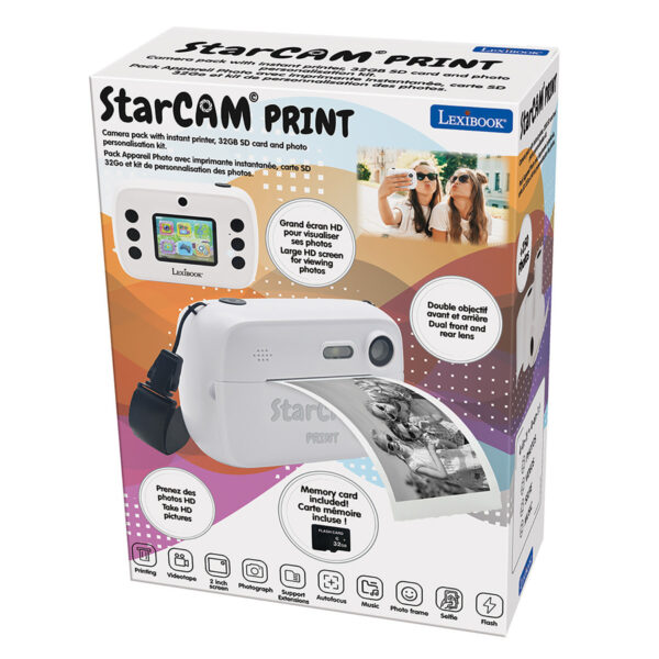 Lexibook DJ150 Stacam Instant Print Kids Camera with SD Card - Image 5