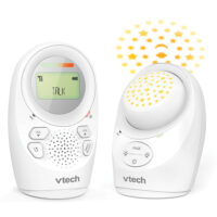 Vtech Digital Baby Video Monitor with Glow on Ceiling Projection & Room Temp - Express1worlduk