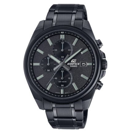 Casio EFV610DC/1AV Edifice Mens Chronograph Watch with Black Stainless Steel Bracelet