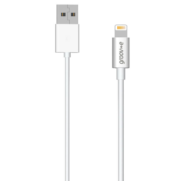 Groov-e GVMA041WE MFI Lightning to USB-A Charging Cable 1M - White