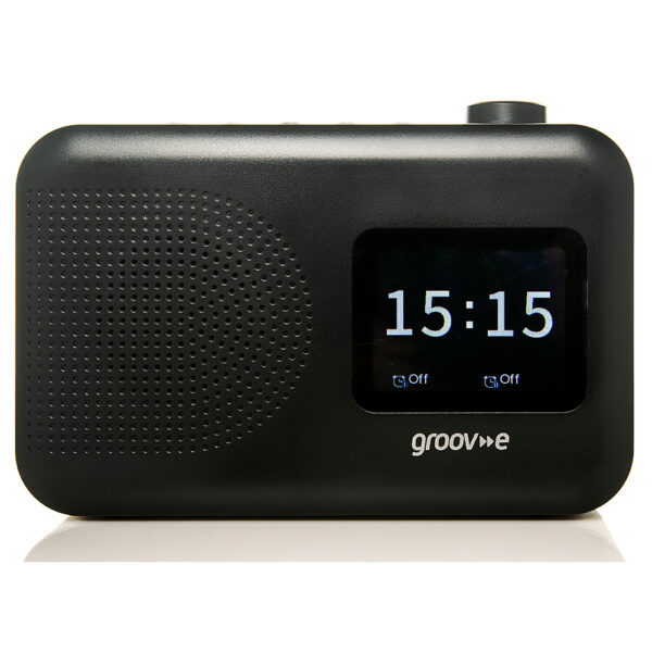 Groov-e GVDR06BK Berlin Portable Colour Screen DAB/FM Radio with Bluetooth - Black - Image 2