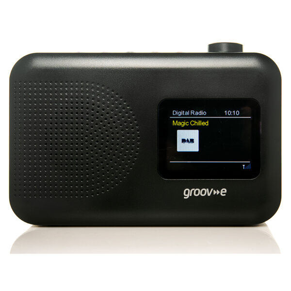 Groov-e GVDR06BK Berlin Portable Colour Screen DAB/FM Radio with Bluetooth - Black - Image 3