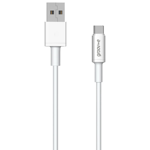 Groov-e GVMA001WE USB-C to USB-A Charging Cable 1M - White