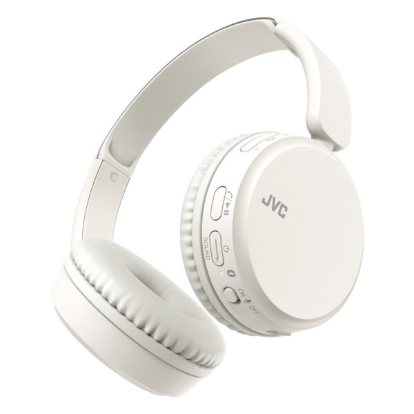 JVC HAS36W/WHITE Deep Bass Wireless Bluetooth On Ear Headphones - Ice White - Image 2