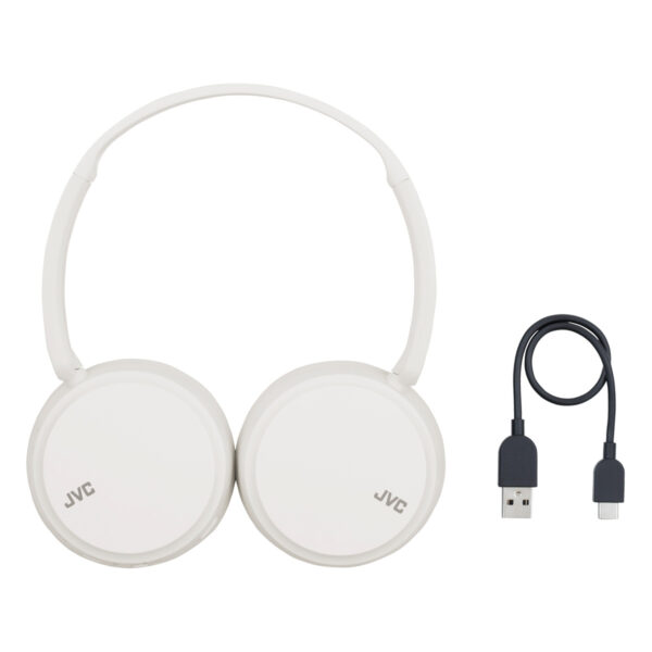 JVC HAS36W/WHITE Deep Bass Wireless Bluetooth On Ear Headphones - Ice White - Image 4