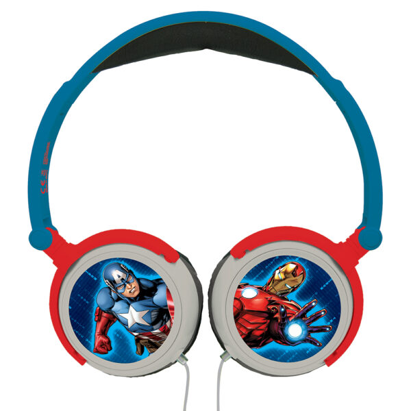 Lexibook HP010AV Marvel Avengers Foldable Stereo Headphones with Volume Limiter - Image 3