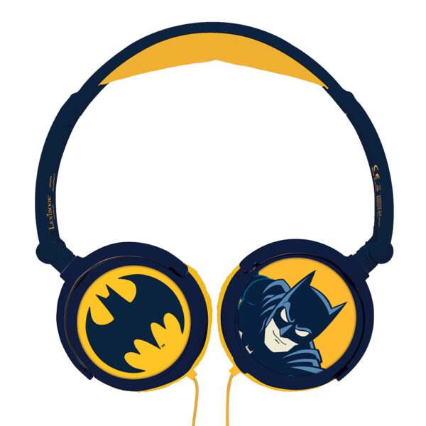 Lexibook HP015BAT Batman Foldable Stereo Headphones with Volume Limiter - Image 2